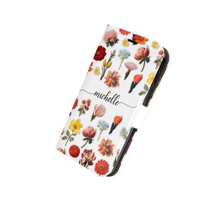 Blomsterklistermærker - Custom Galaxy S Case