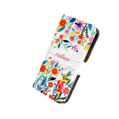 Happy Flowers - Custom Galaxy S Mobilcover