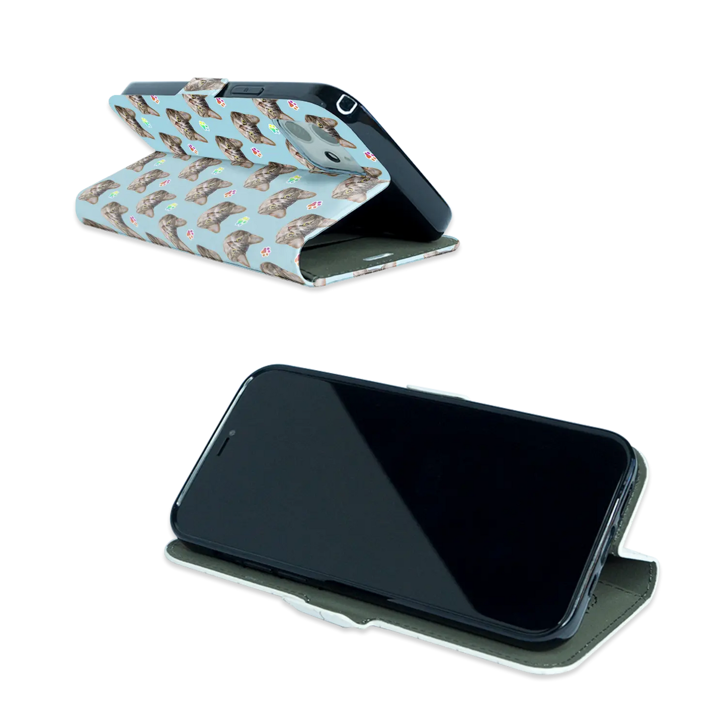 Face & Paws - brugerdefineret Galaxy S-etui