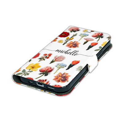 Blomsterklistermærker - Custom Galaxy S Case