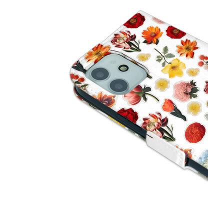 Blomsterklistermærker - Custom Galaxy S Case