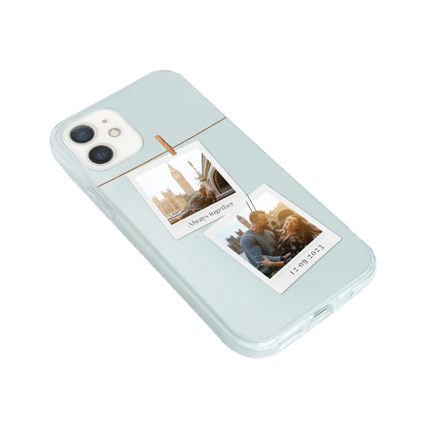 Polaroid Duo - spersonalizowane Galaxy  A Case