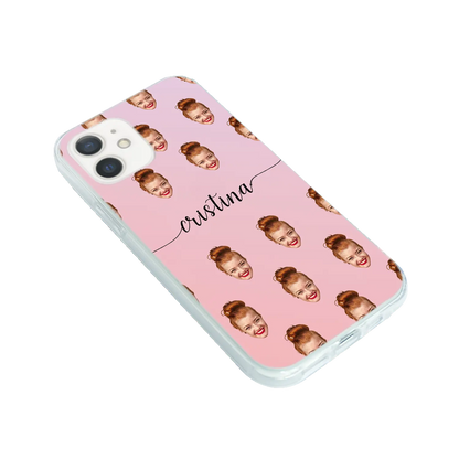 Face & Swirls - spersonalizowane Galaxy  S Case