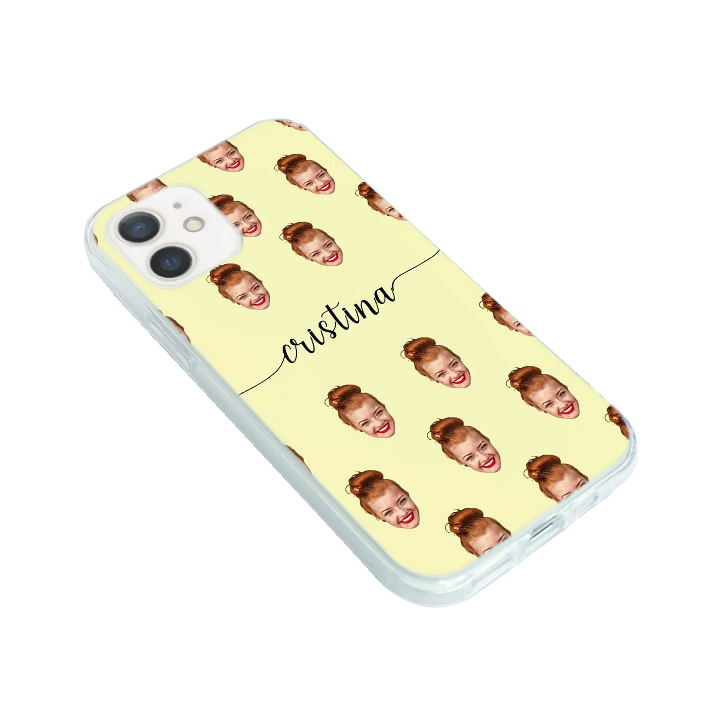 Face & Swirls - spersonalizowane Galaxy  A Case