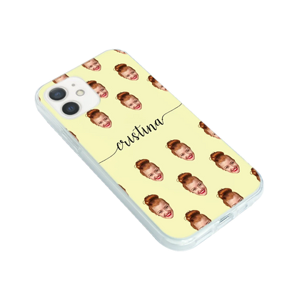 Face & Swirls - spersonalizowane Galaxy  A Case