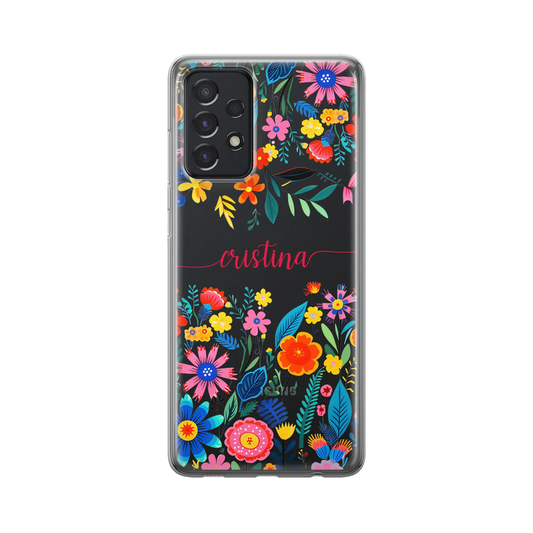 Happy Flowers - spersonalizowane Galaxy  Etui