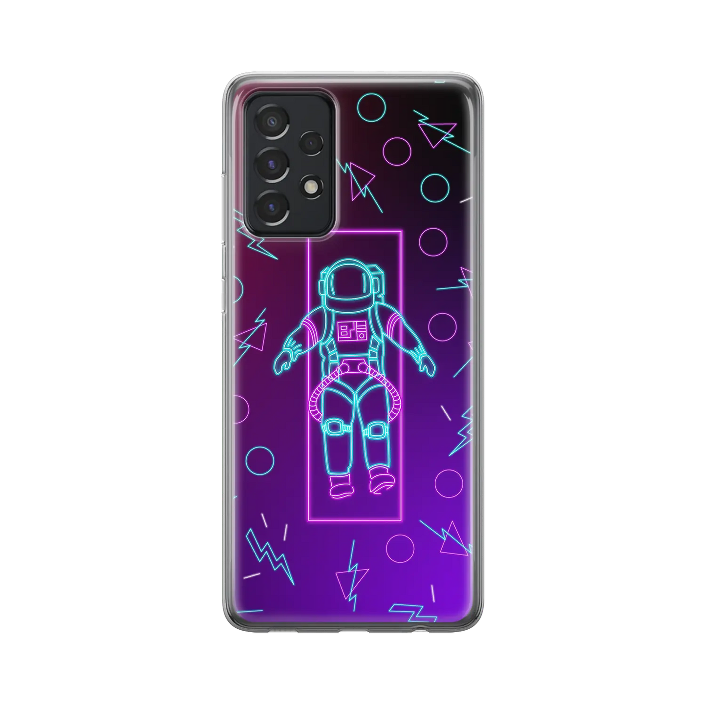 Neon Astro - spersonalizowane Galaxy  A Case