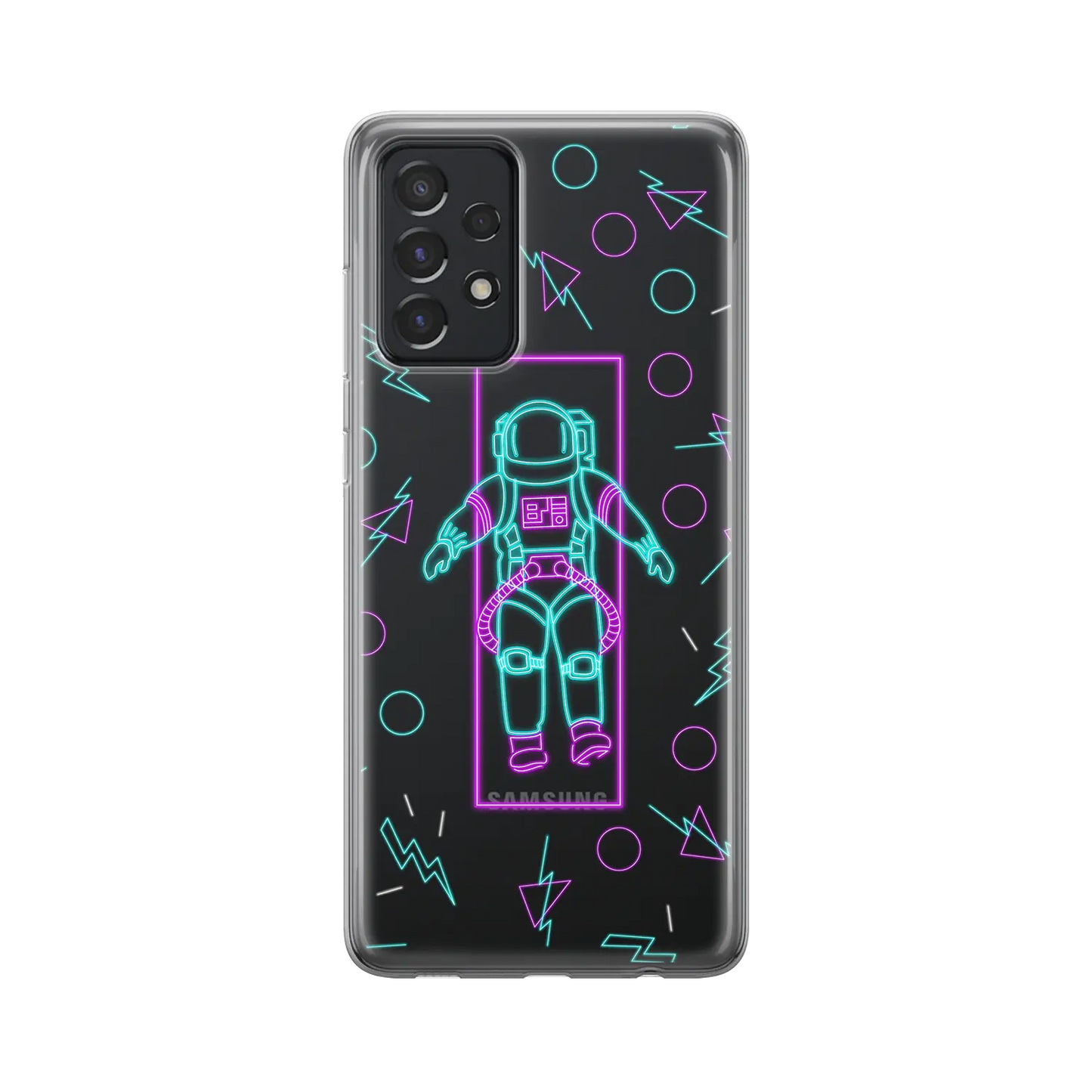 Neon Astro - spersonalizowane Galaxy  A Case