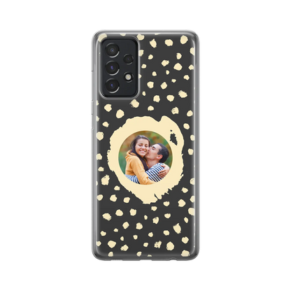 Grunge Dots Picture Style - spersonalizowane Galaxy  A Case