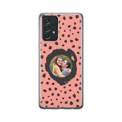 Grunge Dots Picture Style - spersonalizowane Galaxy  A Case