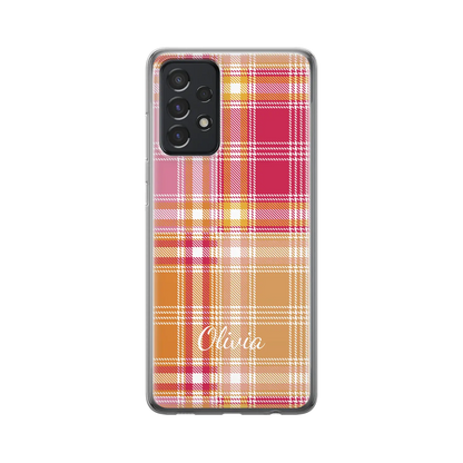 Plaid & Simple - spersonalizowane Galaxy  A Case