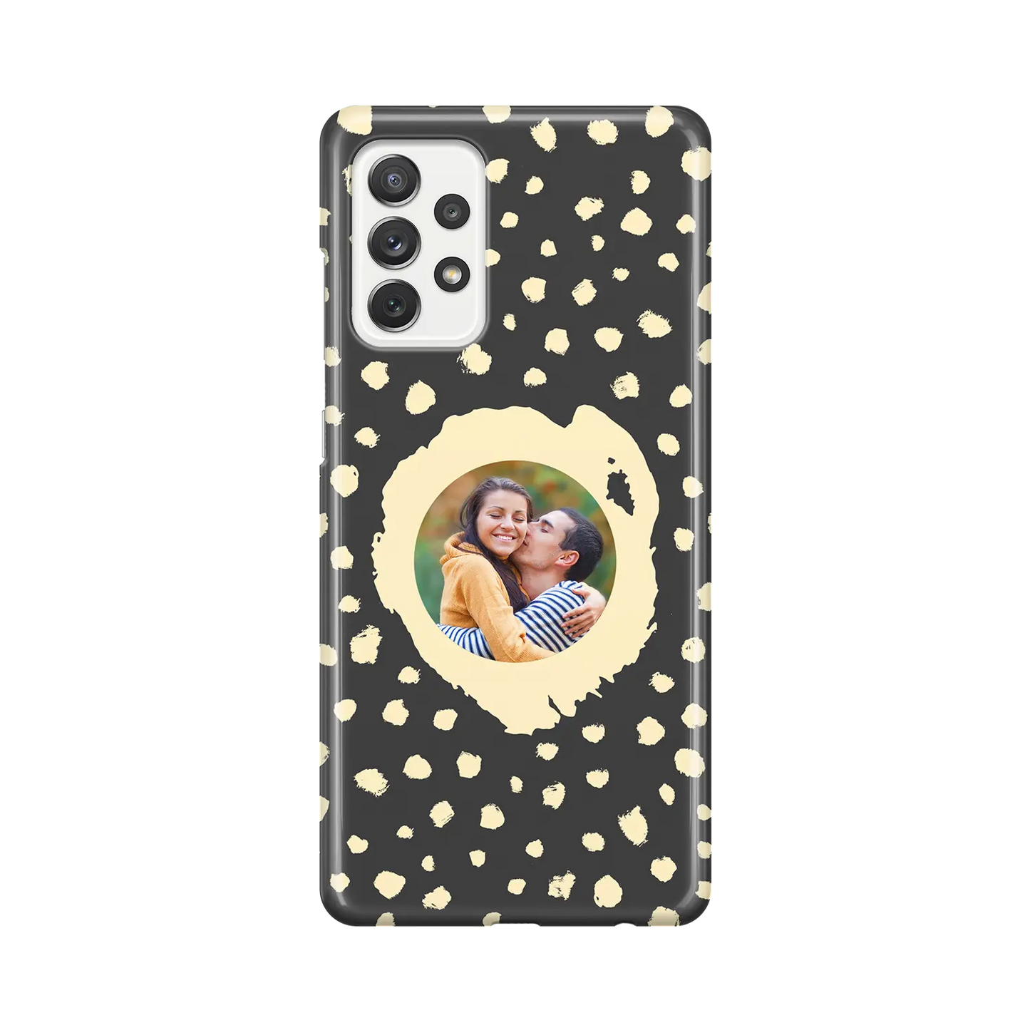 Grunge Dots Picture Style - spersonalizowane Galaxy  A Case