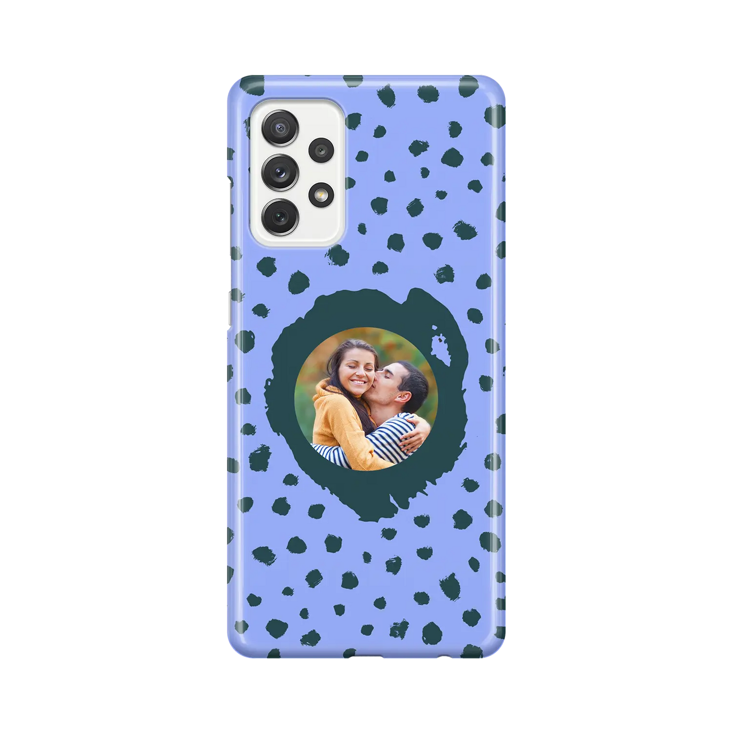 Grunge Dots Picture Style - spersonalizowane Galaxy  A Case