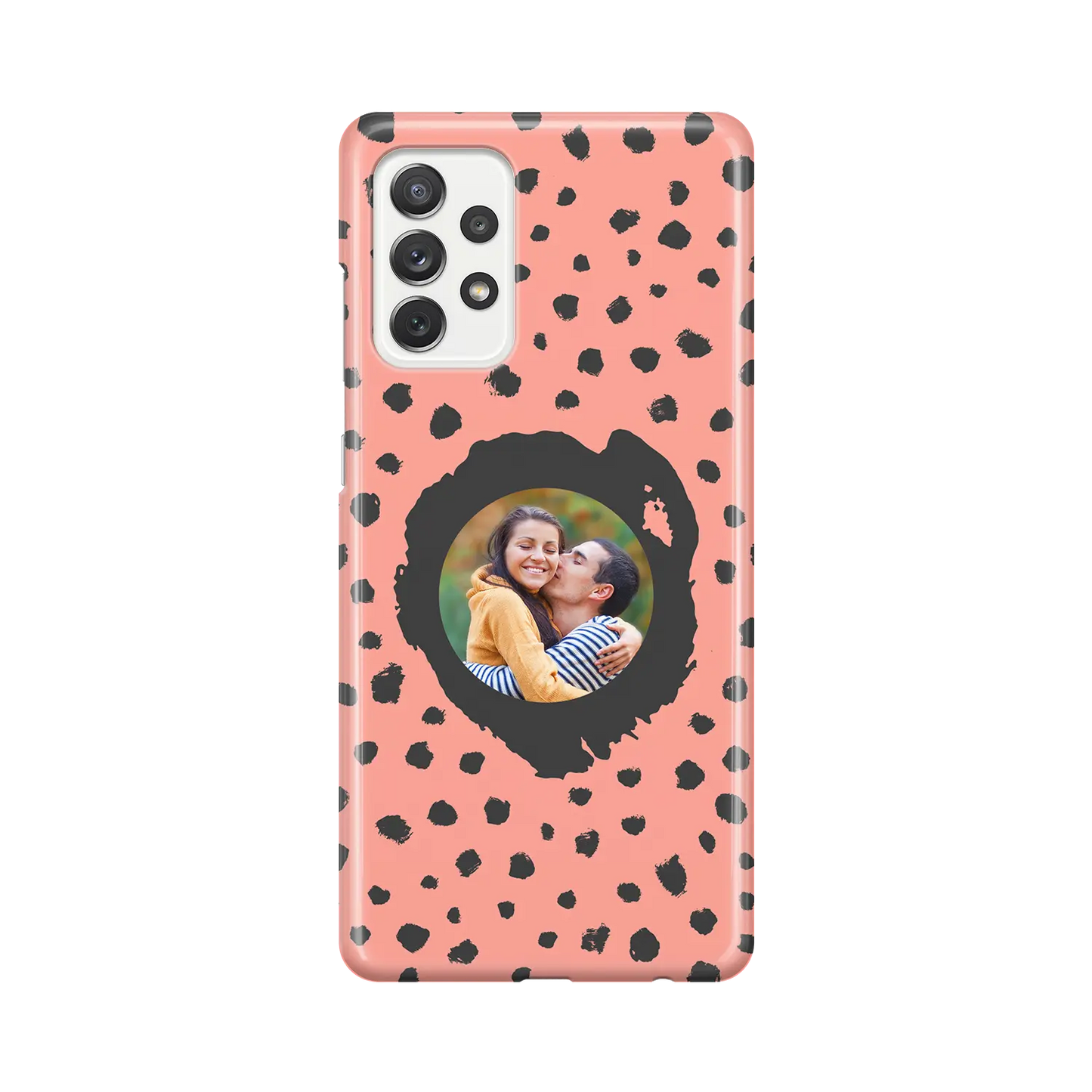 Grunge Dots Picture Style - spersonalizowane Galaxy  A Case