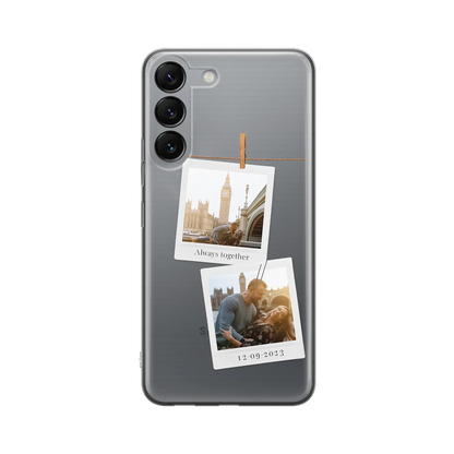 Polaroid Duo - spersonalizowane Galaxy  S Case