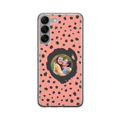 Grunge Dots Picture Style - spersonalizowane Galaxy  S Case