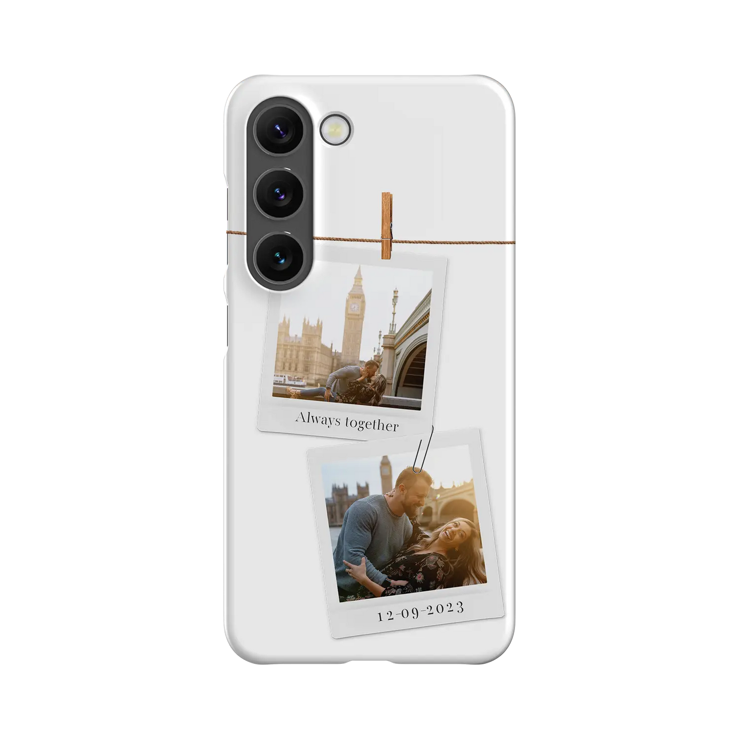 Polaroid Duo - spersonalizowane Galaxy  S Case