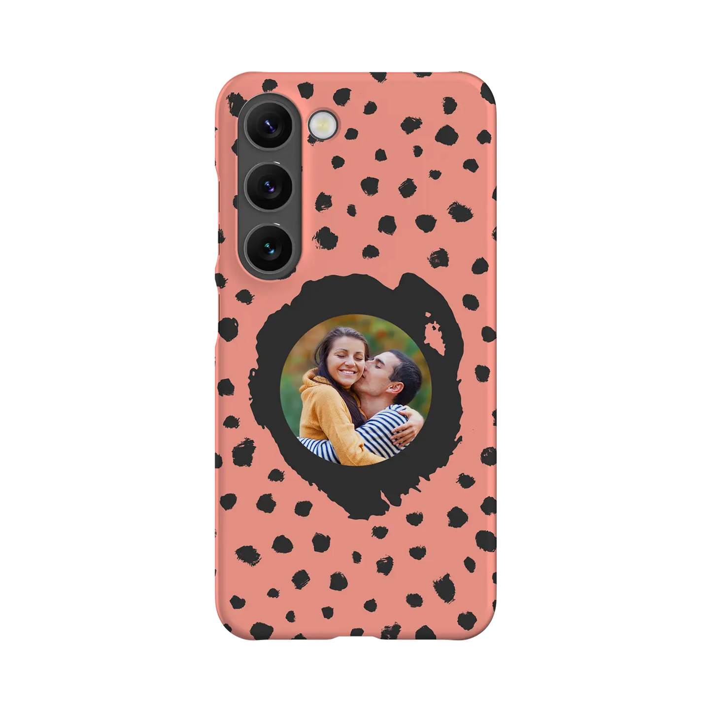 Grunge Dots Picture Style - spersonalizowane Galaxy  S Case