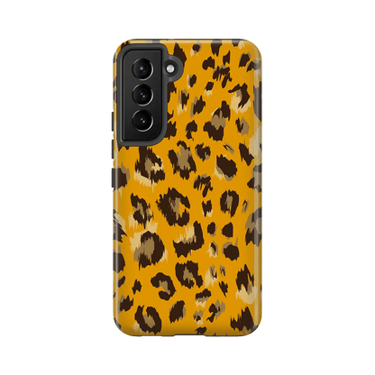 Wild Cheetah Print - spersonalizowane Galaxy  S Case