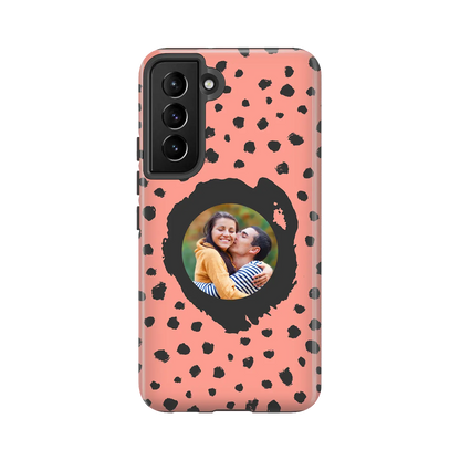 Grunge Dots Picture Style - spersonalizowane Galaxy  S Case