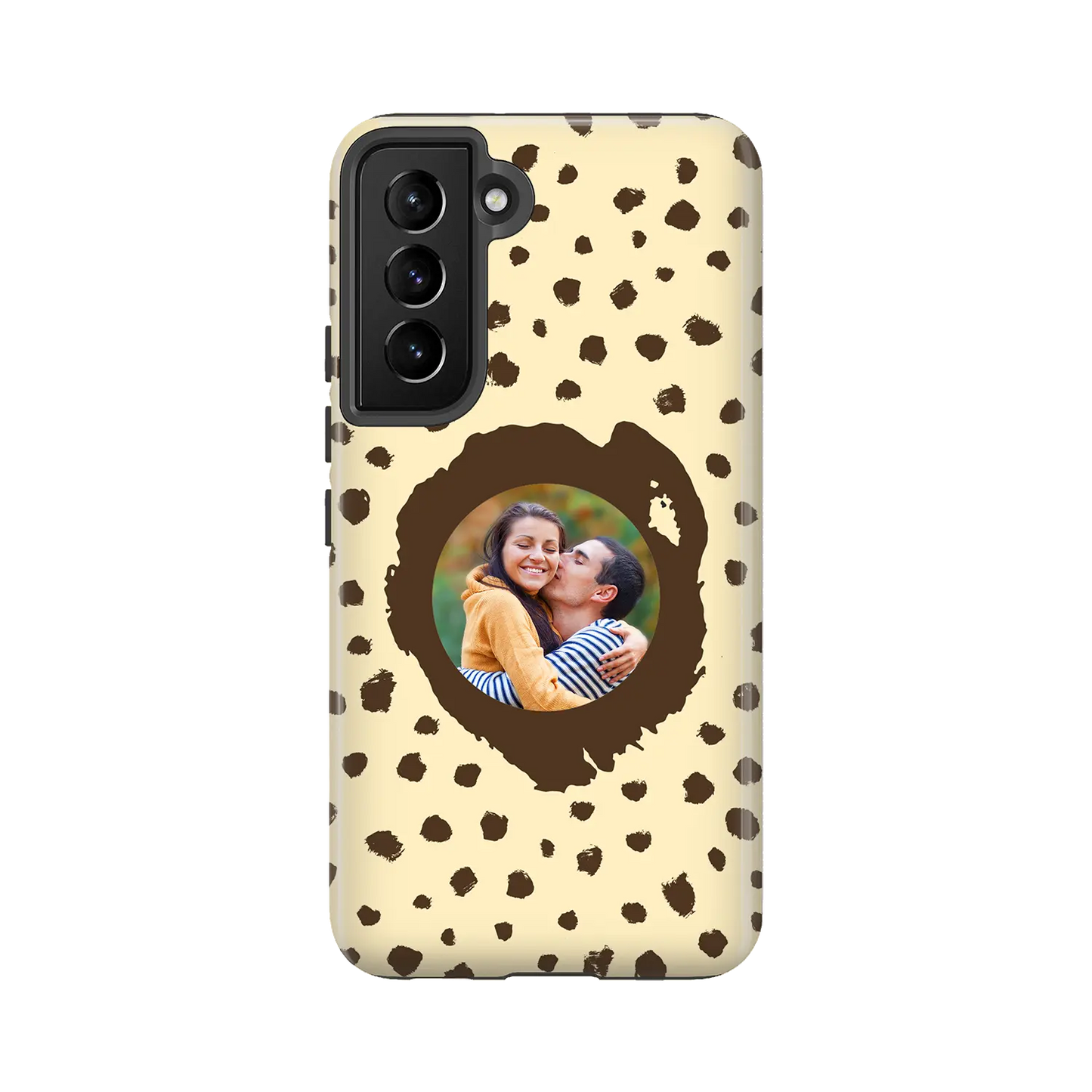 Grunge Dots Picture Style - spersonalizowane Galaxy  S Case