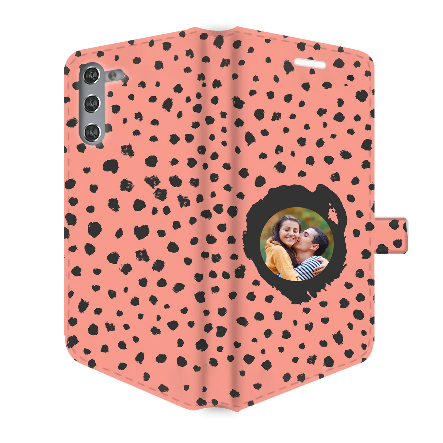 Grunge Dots Picture Style - spersonalizowane Galaxy  S Case