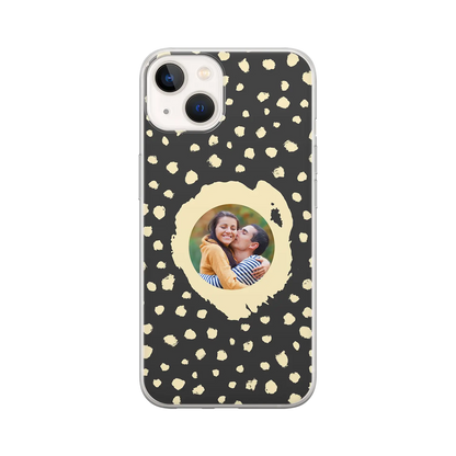 Grunge Dots Picture Style - spersonalizowane Etui na iPhone'a