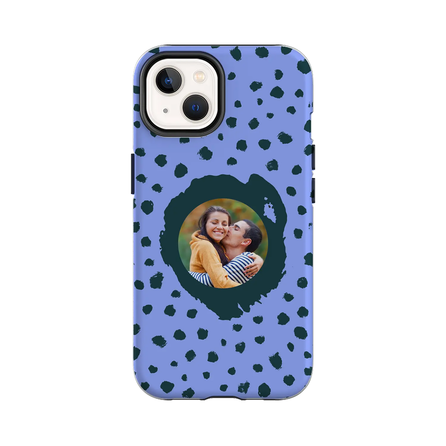 Grunge Dots Picture Style - spersonalizowane Etui na iPhone'a