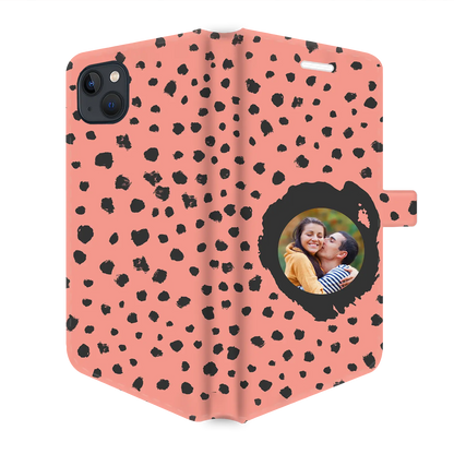 Grunge Dots Picture Style - spersonalizowane Etui na iPhone'a