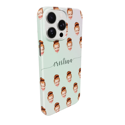 Face & Swirls - spersonalizowane Galaxy  S Case