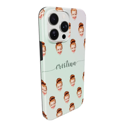 Face & Swirls - spersonalizowane Galaxy  S Case