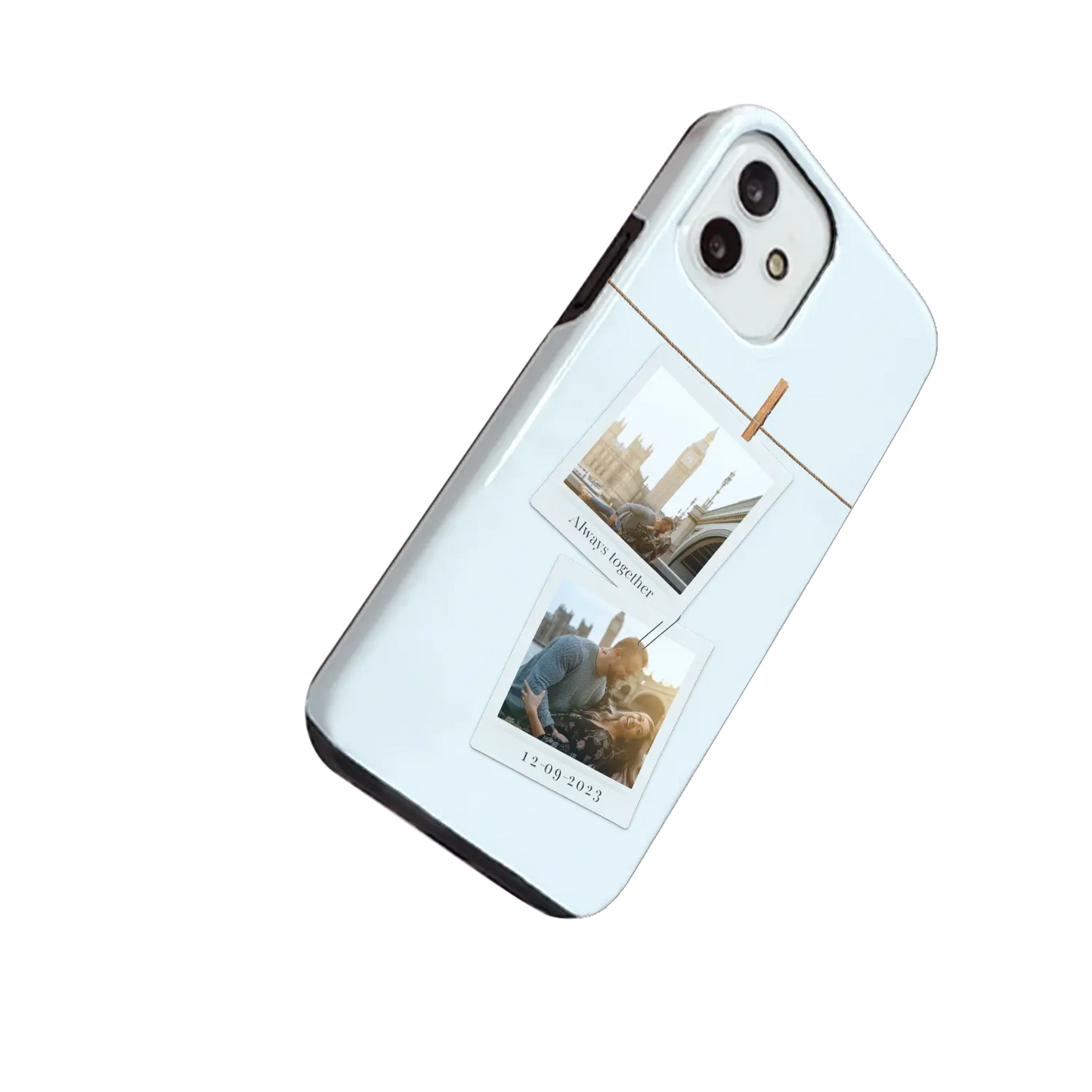 Polaroid Duo - spersonalizowane Galaxy  S Case